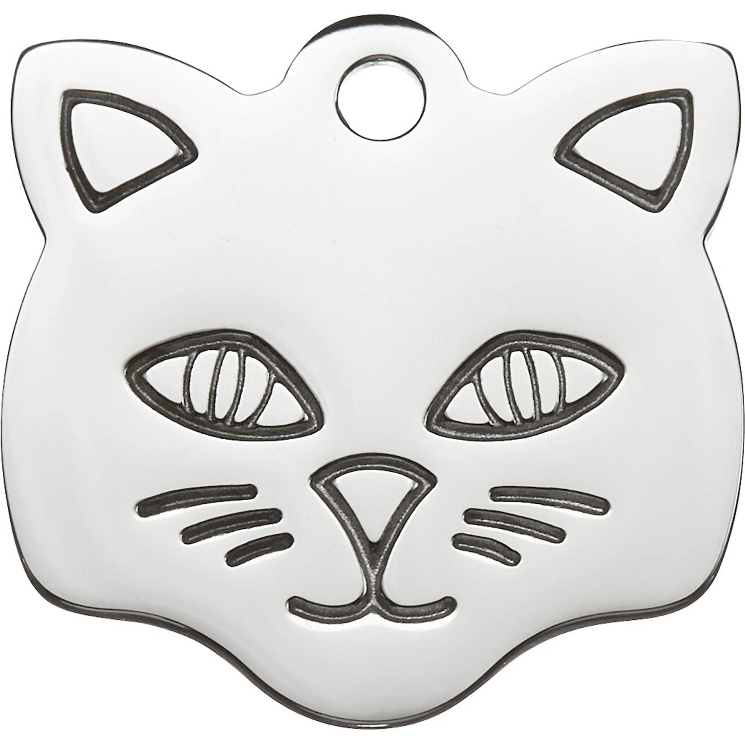 Frisco Stainless Steel Personalized Cat ID Tag, Cat 4 Frisco Stainless Steel Personalized Cat ID Tag, Cat - Image 2