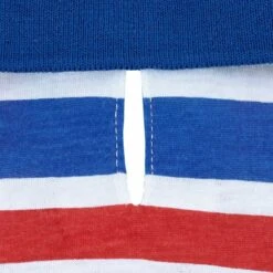 Frisco Striped Dog & Cat Polo Shirt, Red & Blue -Frisco 153590 PT4. AC SS1800 V1624902163