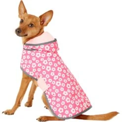 Frisco Lightweight Reversible Packable Travel Dog Raincoat -Frisco 153649 PT2. AC SS1800 V1551230599