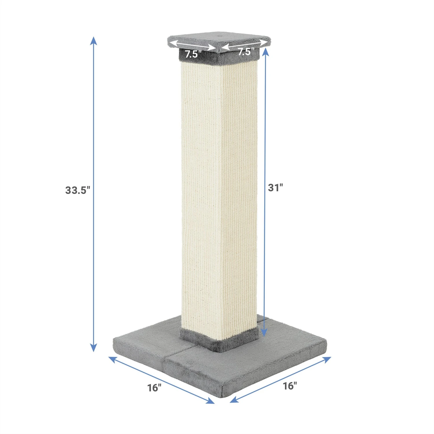 Frisco 33.5-in Sisal Cat Scratching Post 4 Frisco 33.5-in Sisal Cat Scratching Post - Image 2