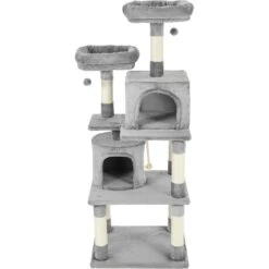 Frisco 61-in Faux Fur Cat Tree & Condo -Frisco 180395 PT4. AC SS1800 V1584453066