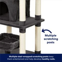 Frisco 66-in Cat Tree With Bed, Condo, Lounge Basket & Top Perch 12 Frisco 66-in Cat Tree With Bed, Condo, Lounge Basket & Top Perch -Frisco 214381 PT4. AC SS1800 V1667229235