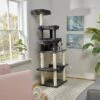 Frisco 73-in Cat Tree With Hammock, Condo, Lounge Basket, Top Perch & Bed -Frisco 214384 MAIN. AC SS1800 V1606832265
