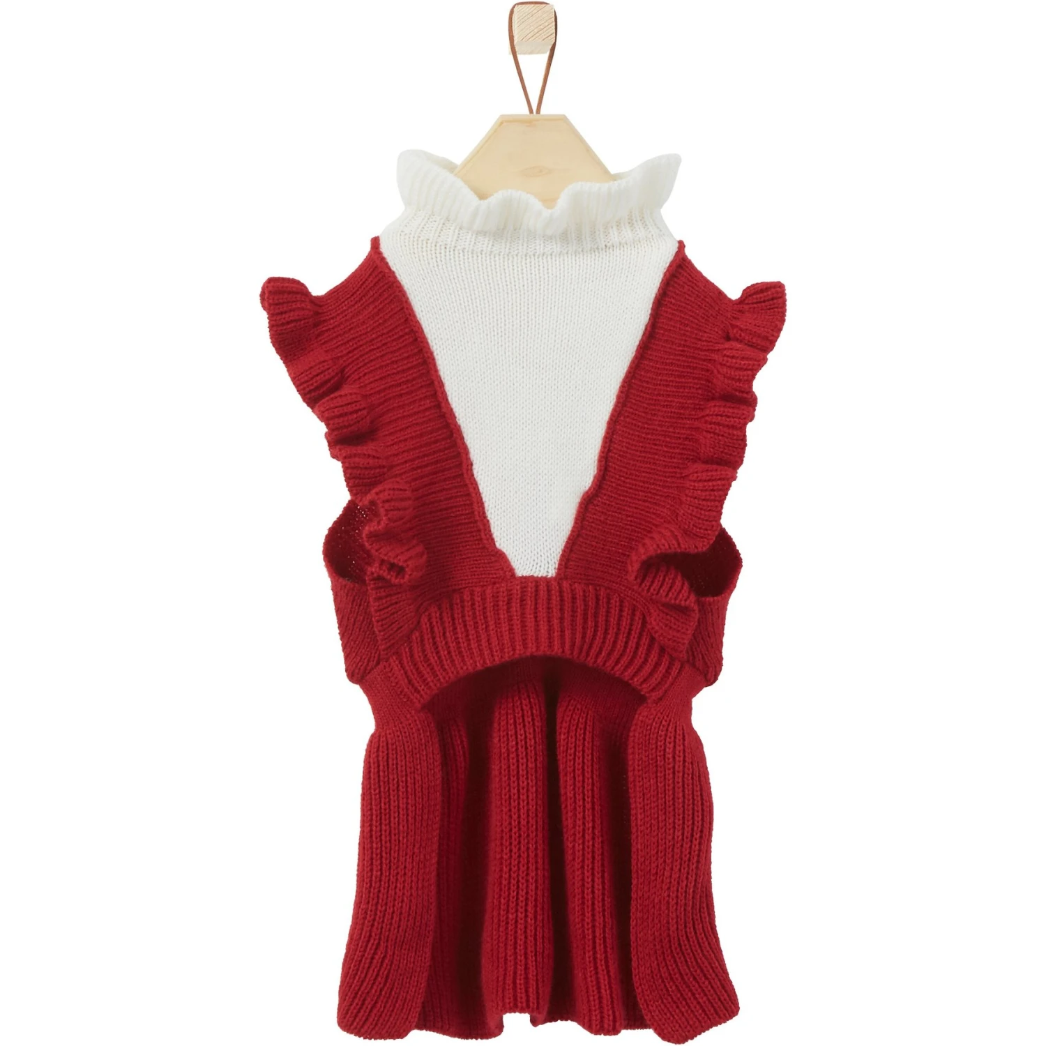 Frisco V Ruffle Dog & Cat Sweater Dress 7 Frisco V Ruffle Dog & Cat Sweater Dress - Image 5