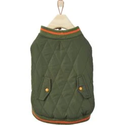 Frisco Mediumweight Insulated Quilted Bomber Dog & Cat Coat -Frisco 223977 PT3. AC SS1800 V1599054413