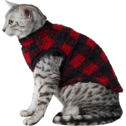 Frisco Ultra Lightweight Plaid Dog & Cat Fleece Vest 11 Frisco Ultra Lightweight Plaid Dog & Cat Fleece Vest -Frisco 224280 PT2. AC SS1800 V1599496583