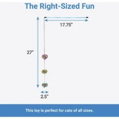 Frisco Retro Plush Comic Book Bubble Teaser Cat Toy With Catnip -Frisco 230282 PT1. AC SS1800 V1602685878