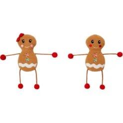 Frisco Holiday Gingerbread Pals Plush Kicker Cat Toy With Catnip, 2 Count 9 Frisco Holiday Gingerbread Pals Plush Kicker Cat Toy With Catnip, 2 Count -Frisco 233303 PT3. AC SS1800 V1600708061
