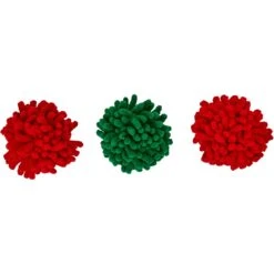Frisco Holiday Moppy Ball Cat Toy With Catnip, 3 Count -Frisco 244935 PT3. AC SS1800 V1600707664