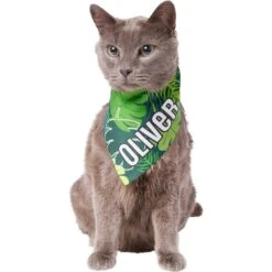 Frisco Tropical Palms Personalized Dog & Cat Bandana -Frisco 254259 PT7. AC SS1800 V1632418584