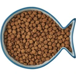 Frisco Fish Shaped Non-skid Ceramic Cat Bowl 13 Frisco Fish Shaped Non-skid Ceramic Cat Bowl -Frisco 256111 PT5. AC SS1800 V1616522555