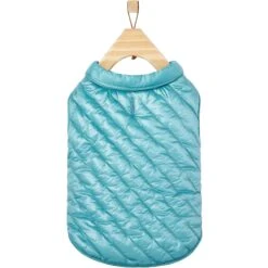 Frisco Lightweight Packable Insulated Dog & Cat Quilted Puffer Coat, Ocean Teal -Frisco 268280 PT4. AC SS1800 V1628778984