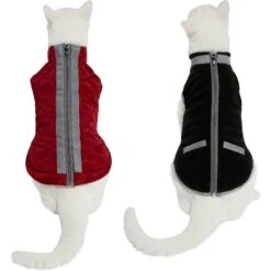 Frisco Mediumweight Reflective 2-in-1 Dog & Cat Fleece Coat -Frisco 268359 PT2. AC SS1800 V1628792312