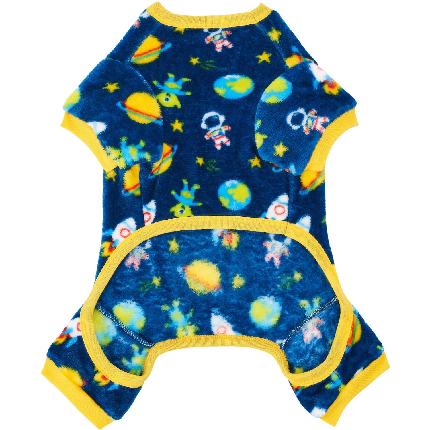 Frisco Dog & Cat Cozy Plush Fleece PJs, Outer Space 7 Frisco Dog & Cat Cozy Plush Fleece PJs, Outer Space - Image 5