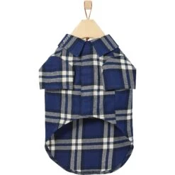 Frisco Navy Plaid Dog & Cat Flannel Shirt -Frisco 268596 PT4. AC SS1800 V1637715721