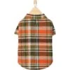 Frisco Orange & Olive Plaid Dog & Cat Flannel Shirt -Frisco 268612 MAIN. AC SS1800 V1637720254