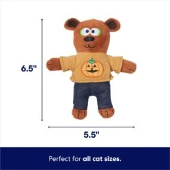 Frisco Halloween Good Bear, Bad Bear Reversible Plush Cat Toy With Catnip -Frisco 270299 PT1. AC SS1800 V1689878412