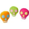 Frisco Colorful Skulls Plush Cat Toy With Catnip, 3 Count -Frisco 270325 MAIN. AC SS1800 V1630350672