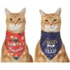 Frisco Santa's Favorite & Cheers To The New Year Dog & Cat Reversible Bandana -Frisco 276285 MAIN. AC SS1800 V1637716060