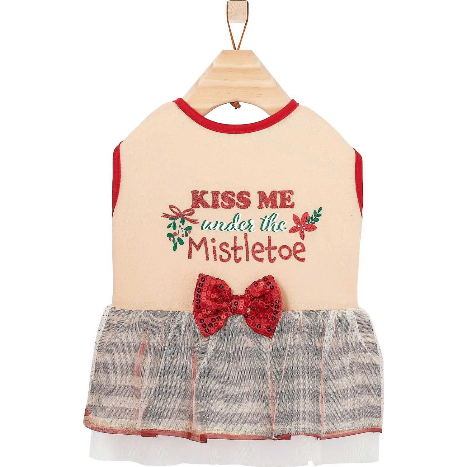 Frisco Kiss Me Under The Mistletoe Dog & Cat Dress 3 Frisco Kiss Me Under The Mistletoe Dog & Cat Dress
