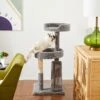 Frisco 44-in Real Carpet Cat Tree With Replaceable Corrugate Scratcher -Frisco 282757 MAIN. AC SS1800 V1621949081