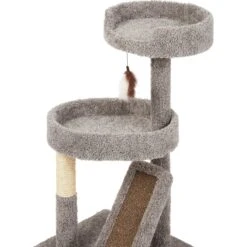 Frisco 44-in Real Carpet Cat Tree With Replaceable Corrugate Scratcher -Frisco 282757 PT3. AC SS1800 V1621949247