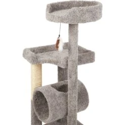 Frisco 54-in Real Carpet Cat Tree With Tunnel And Square Perches 8 Frisco 54-in Real Carpet Cat Tree With Tunnel And Square Perches -Frisco 282767 PT3. AC SS1800 V1621949643