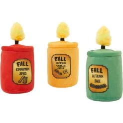 Frisco Fall Candles Plush Cat Toy With Catnip