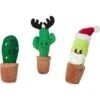 Frisco Holiday Cactus Plush Cat Toy With Catnip, 3 Count -Frisco 287329 MAIN. AC SS1800 V1661874367