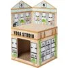 Frisco Yoga Studio Cardboard Cat House, 2-Story -Frisco 288965 MAIN. AC SS1800 V1638289769