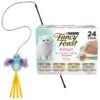 Fancy Feast Tender Feast Variety Pack Canned Kitten Food & Frisco Bird With Feathers Teaser Wand Cat Toy With Catnip 1 Fancy Feast Tender Feast Variety Pack Canned Kitten Food & Frisco Bird With Feathers Teaser Wand Cat Toy With Catnip -Frisco 292976 MAIN. AC SS1800 V1620007629