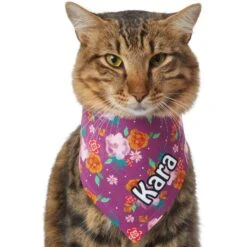 Frisco Fall Floral Personalized Dog & Cat Bandana -Frisco 296990 PT7. AC SS1800 V1627653979