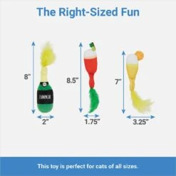 Frisco Brunch Bottomless Mimosas Plush Cat Toy With Catnip, 3 Count 6 Frisco Brunch Bottomless Mimosas Plush Cat Toy With Catnip, 3 Count -Frisco 297288 PT1. AC SS1800 V1643916401