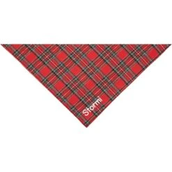 Frisco Tartan Plaid Embroidered Personalized Dog & Cat Bandana -Frisco 301157 PT3. AC SS1800 V1628013767