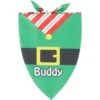 Frisco Santa's Favorite Elf Personalized Dog & Cat Bandana