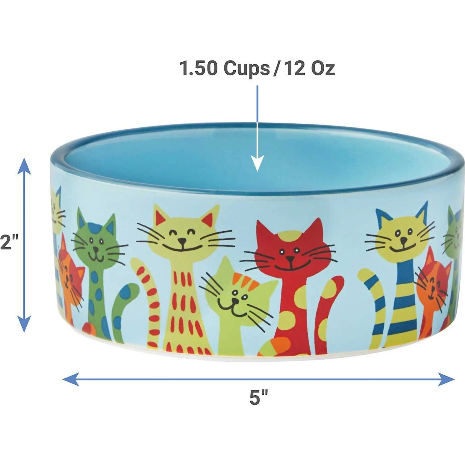 Frisco New York Non-skid Ceramic Cat Dish & Frisco New York Non-skid Ceramic Cat Bowl 10 Frisco New York Non-skid Ceramic Cat Dish & Frisco New York Non-skid Ceramic Cat Bowl - Image 8