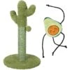 Frisco Cactus Cat Scratching Post & Frisco Dangly Avocado Buddy Plush Cat Toy With Catnip -Frisco 303380 MAIN. AC SS1800 V1623055947