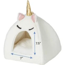 Frisco Novelty Unicorn Covered Cat & Dog Bed & Frisco Cactus Cat Scratching Post -Frisco 303496 PT2. AC SS1800 V1623043945