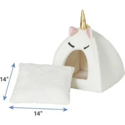 Frisco Novelty Unicorn Covered Cat & Dog Bed & Frisco Cactus Cat Scratching Post -Frisco 303496 PT3. AC SS1800 V1623037050
