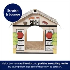 Frisco Sushi Shop Cardboard Cat House 9 Frisco Sushi Shop Cardboard Cat House -Frisco 308827 PT2. AC SS1800 V1678125453