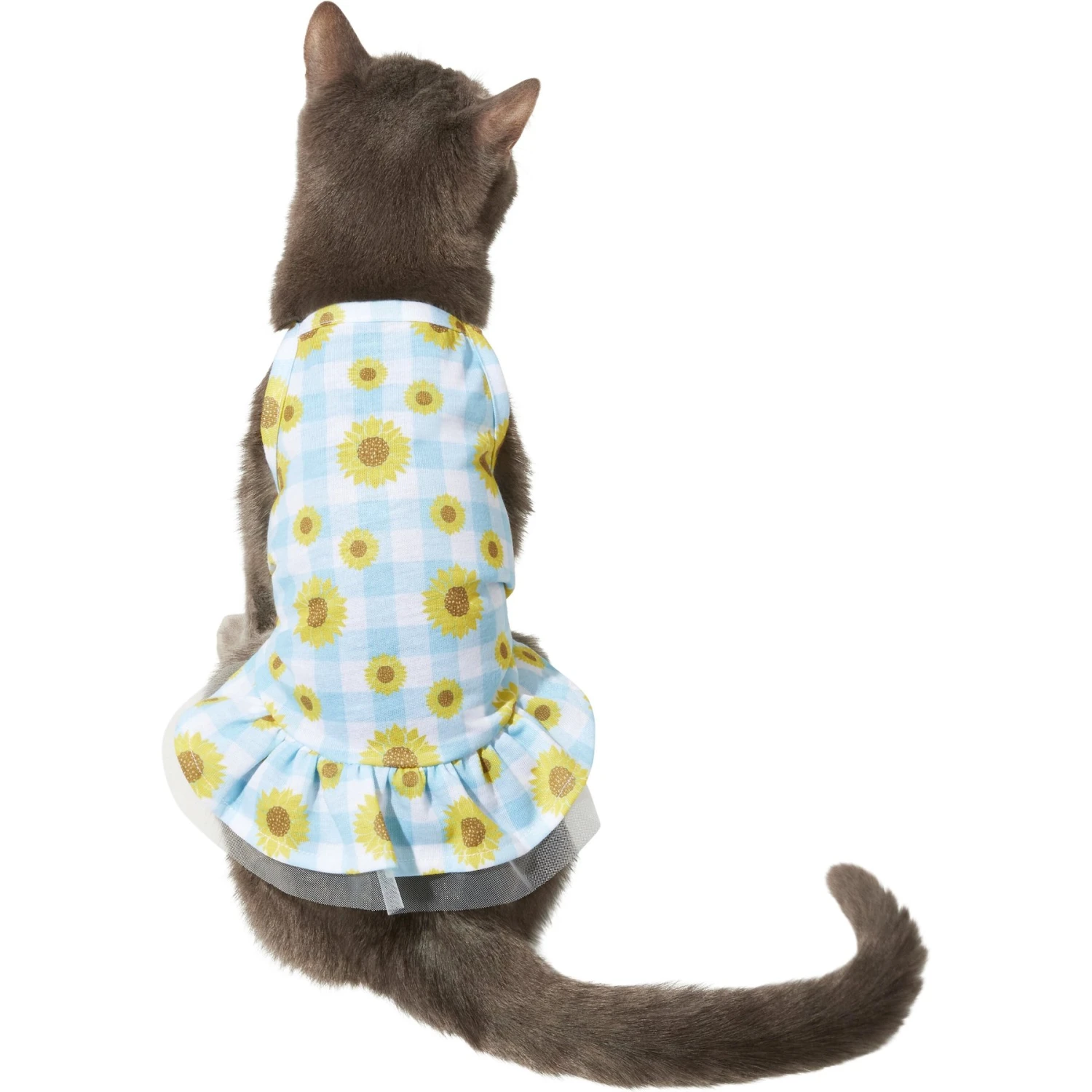 Frisco Sunflower Gingham Dog & Cat Dress 5 Frisco Sunflower Gingham Dog & Cat Dress - Image 3