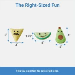 Frisco Guacamole Bowl Cat Toy With Catnip, Medium, 4 Count -Frisco 327059 PT1. AC SS1800 V1645204889