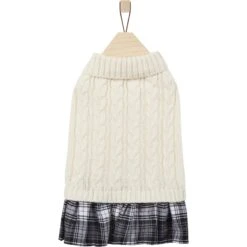 Frisco Plaid Dog & Cat Sweater Dress -Frisco 353673 PT4. AC SS1800 V1659726618