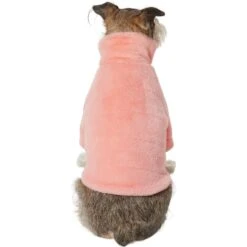 Frisco Lightweight Faux Fur Pink Puffer Dog & Cat Coat -Frisco 353869 PT2. AC SS1800 V1659007530