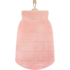 Frisco Lightweight Faux Fur Pink Puffer Dog & Cat Coat -Frisco 353869 PT4. AC SS1800 V1659726835