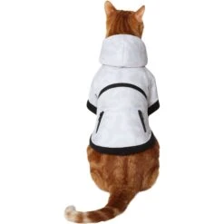 Frisco Mid-Heavyweight White Camouflage Dog & Cat Parka