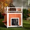Frisco Outdoor Wooden Cat House With Elevated Balcony Steps 1 Frisco Outdoor Wooden Cat House With Elevated Balcony Steps -Frisco 360998 MAIN. AC SS1800 V1659972528