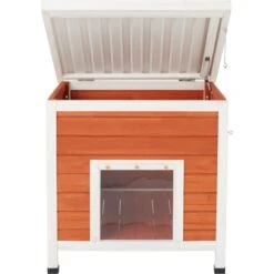 Frisco Outdoor Wooden Cat House With Retractable Roof -Frisco 361008 PT4. AC SS1800 V1658150709