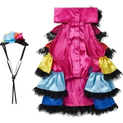 Frisco Ruffle Party Dog & Cat Dress + Headpiece 16 Frisco Ruffle Party Dog & Cat Dress + Headpiece -Frisco 707350 PT5. AC SS1800 V1689355422