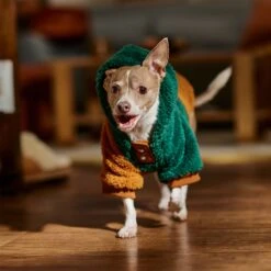 Frisco 2-Tone Colorblock Fleece Dog & Cat Hoodie -Frisco 718134 PT7. AC SS1800 V1692376368